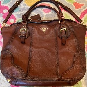 Prada Cervo Antik Frame Handbag